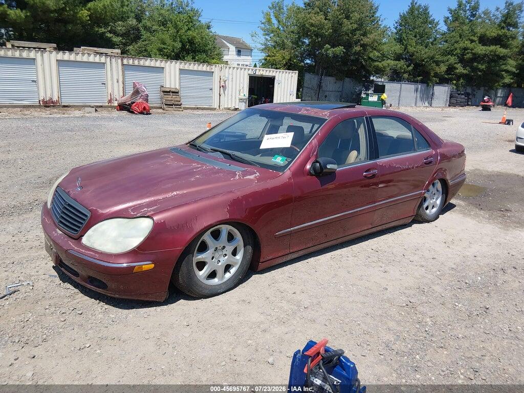 WDBNG75J61A178520 2001 MERCEDES-BENZ S 500 photo no. 2