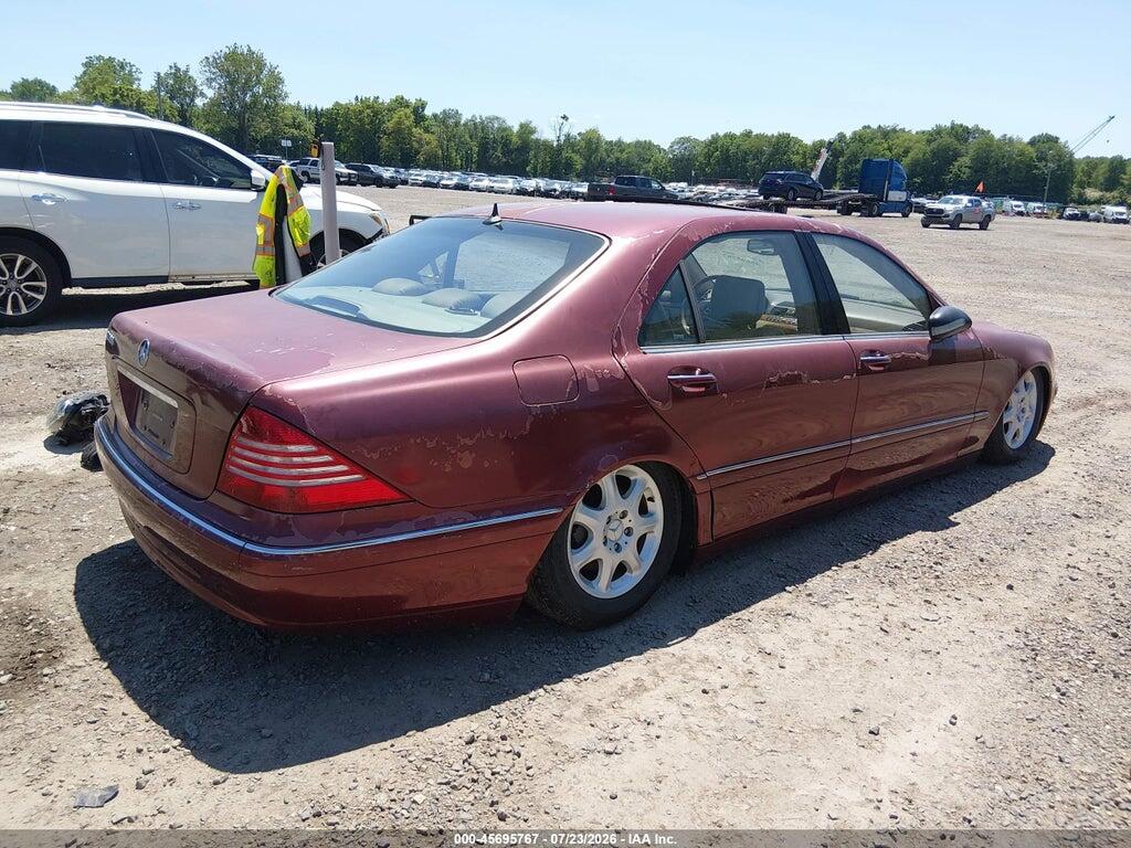 WDBNG75J61A178520 2001 MERCEDES-BENZ S 500 photo no. 4