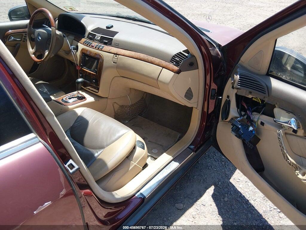 WDBNG75J61A178520 2001 MERCEDES-BENZ S 500 photo no. 5