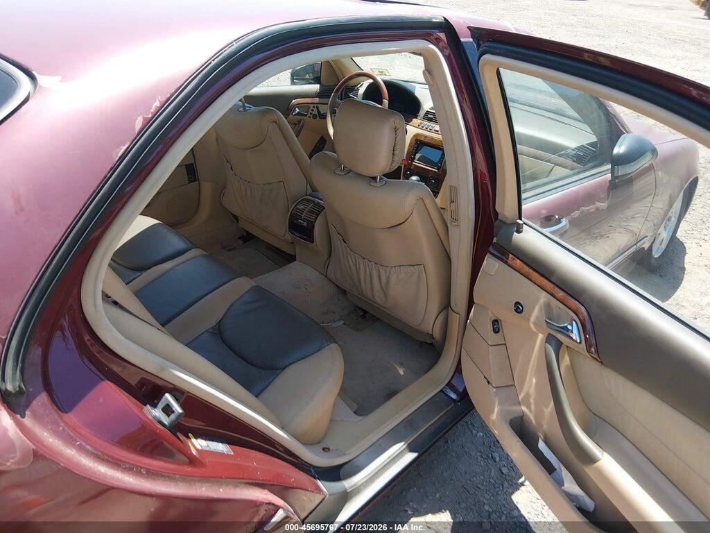 WDBNG75J61A178520 2001 MERCEDES-BENZ S 500 photo no. 8