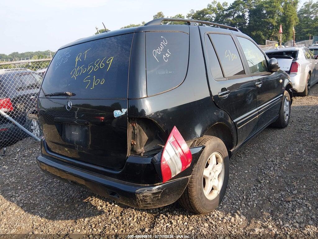 4JGAB54E51A285738 2001 MERCEDES-BENZ ML 320 photo no. 4