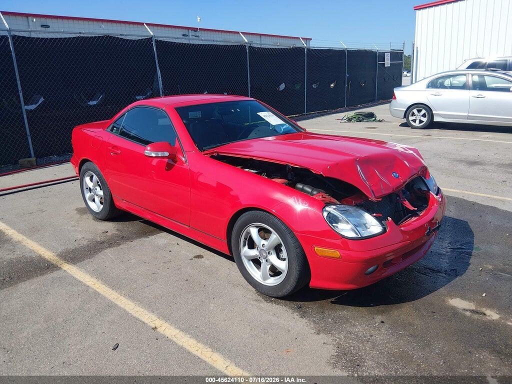 2001 MERCEDES-BENZ SLK 320 WDBKK65F61F230867