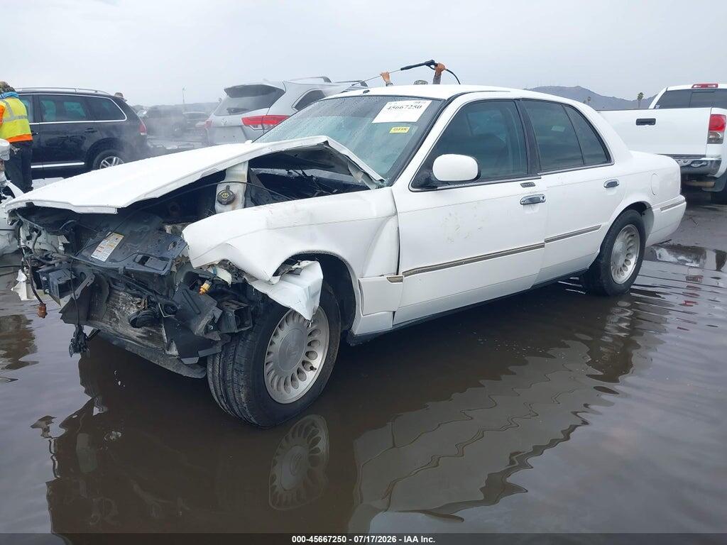 2MEFM75W91X683872 2001 MERCURY GRAND MARQUIS photo no. 2