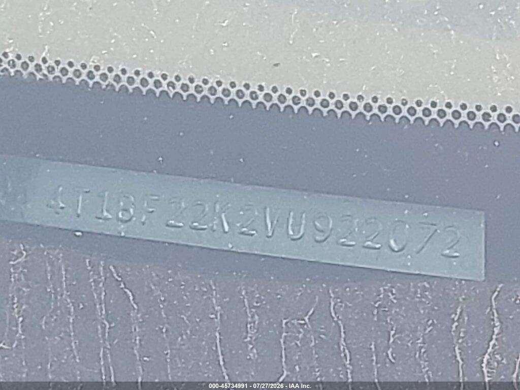 4T1BF22K2VU922072 1997 TOYOTA CAMRY photo no. 11
