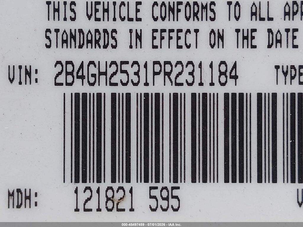 2B4GH2531PR231184 1993 DODGE CARAVAN photo no. 9