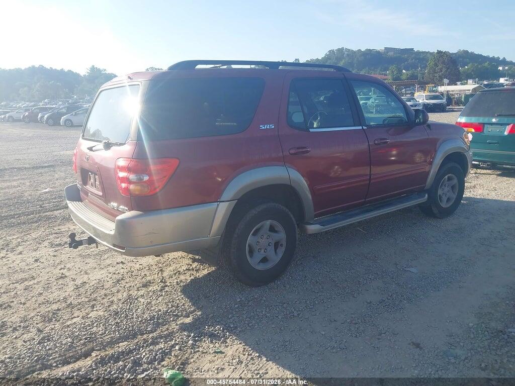 5TDBT44A21S050052 2001 TOYOTA SEQUOIA photo no. 4