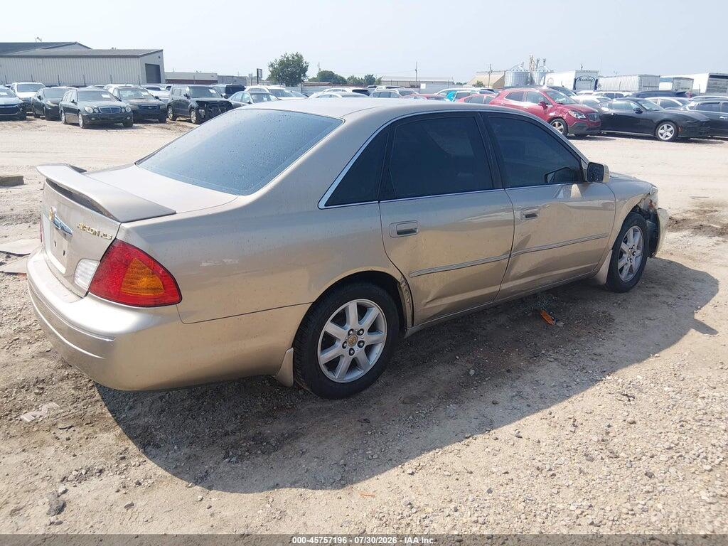 4T1BF28B01U195306 2001 TOYOTA AVALON photo no. 4