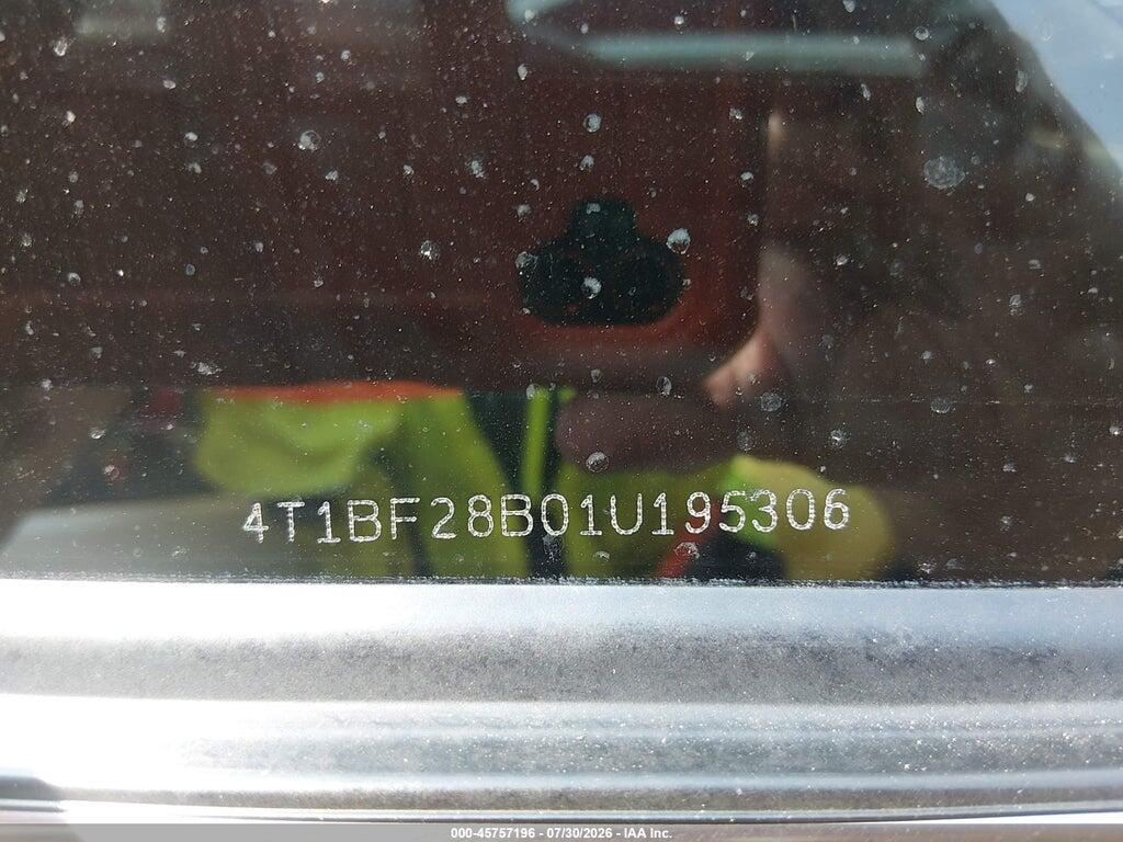 4T1BF28B01U195306 2001 TOYOTA AVALON photo no. 9