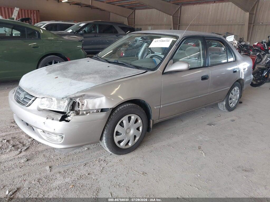 1NXBR12E11Z521134 2001 TOYOTA COROLLA photo no. 2