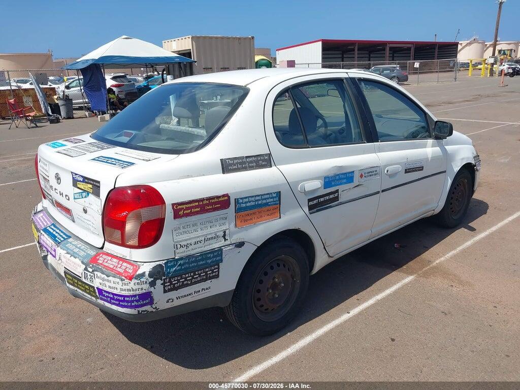 JTDBT123X10133816 2001 TOYOTA ECHO photo no. 4
