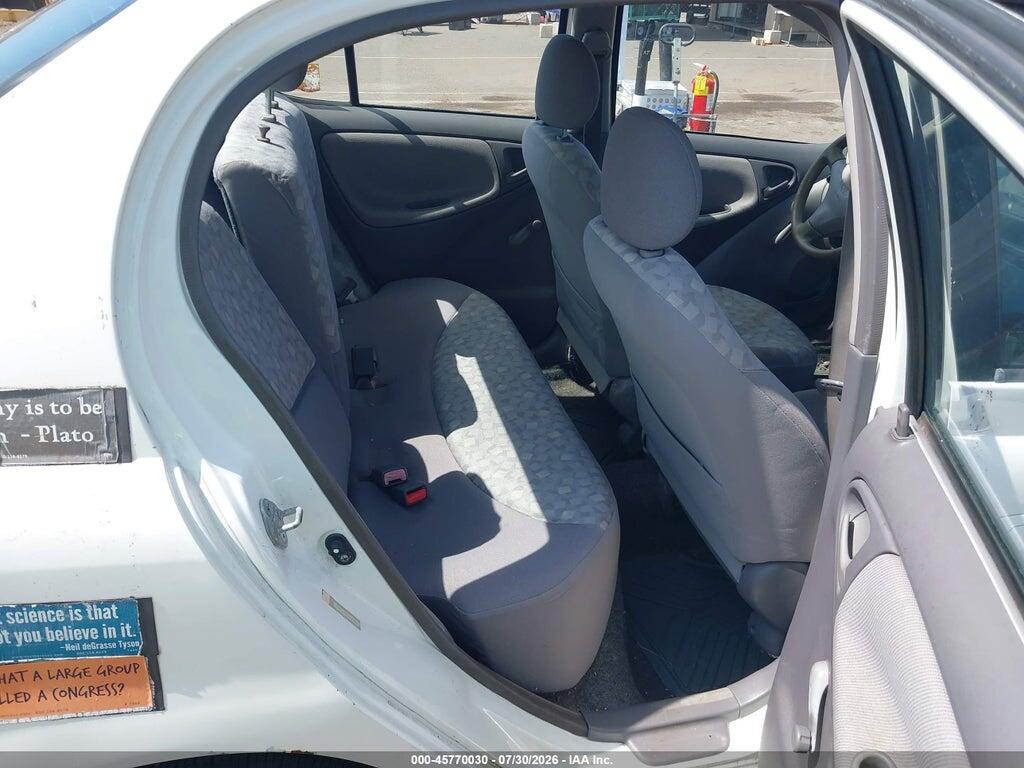 JTDBT123X10133816 2001 TOYOTA ECHO photo no. 8