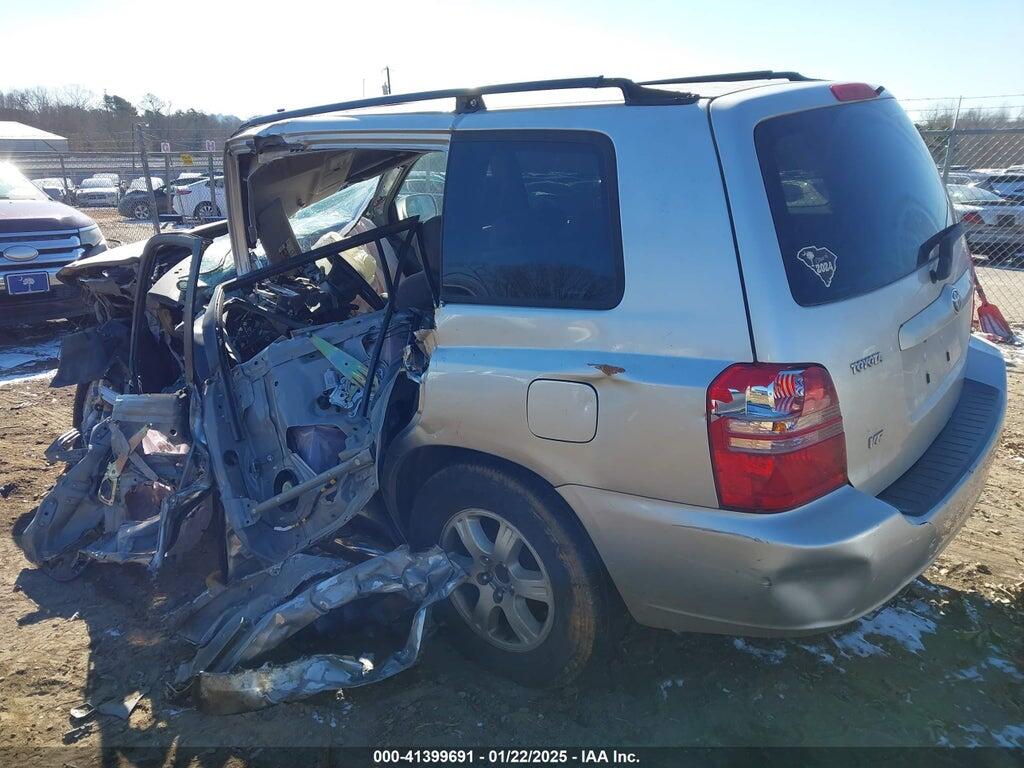 JTEGF21A910011897 2001 TOYOTA HIGHLANDER photo no. 3