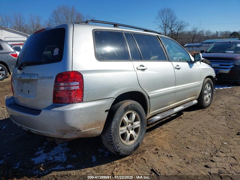 JTEGF21A910011897 2001 TOYOTA HIGHLANDER photo no. 4