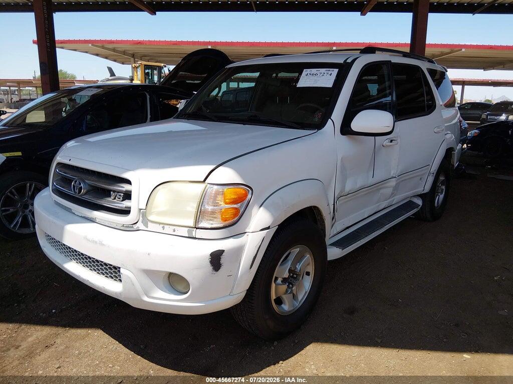5TDZT38A61S016019 2001 TOYOTA SEQUOIA photo no. 2
