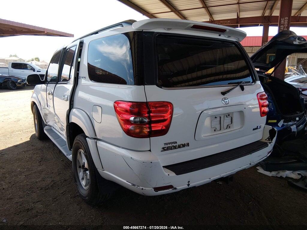5TDZT38A61S016019 2001 TOYOTA SEQUOIA photo no. 3