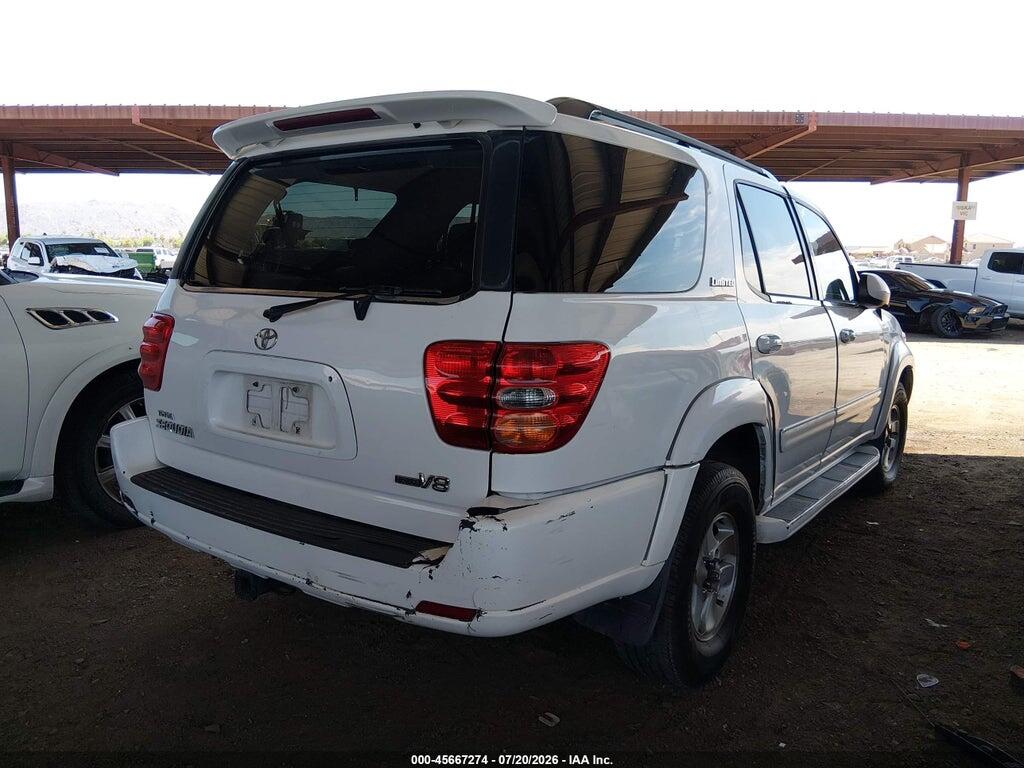 5TDZT38A61S016019 2001 TOYOTA SEQUOIA photo no. 4