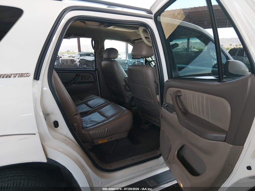 5TDZT38A61S016019 2001 TOYOTA SEQUOIA photo no. 8