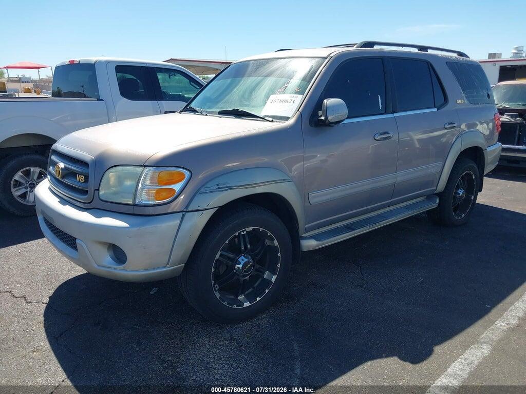 5TDZT34A71S052033 2001 TOYOTA SEQUOIA photo no. 2