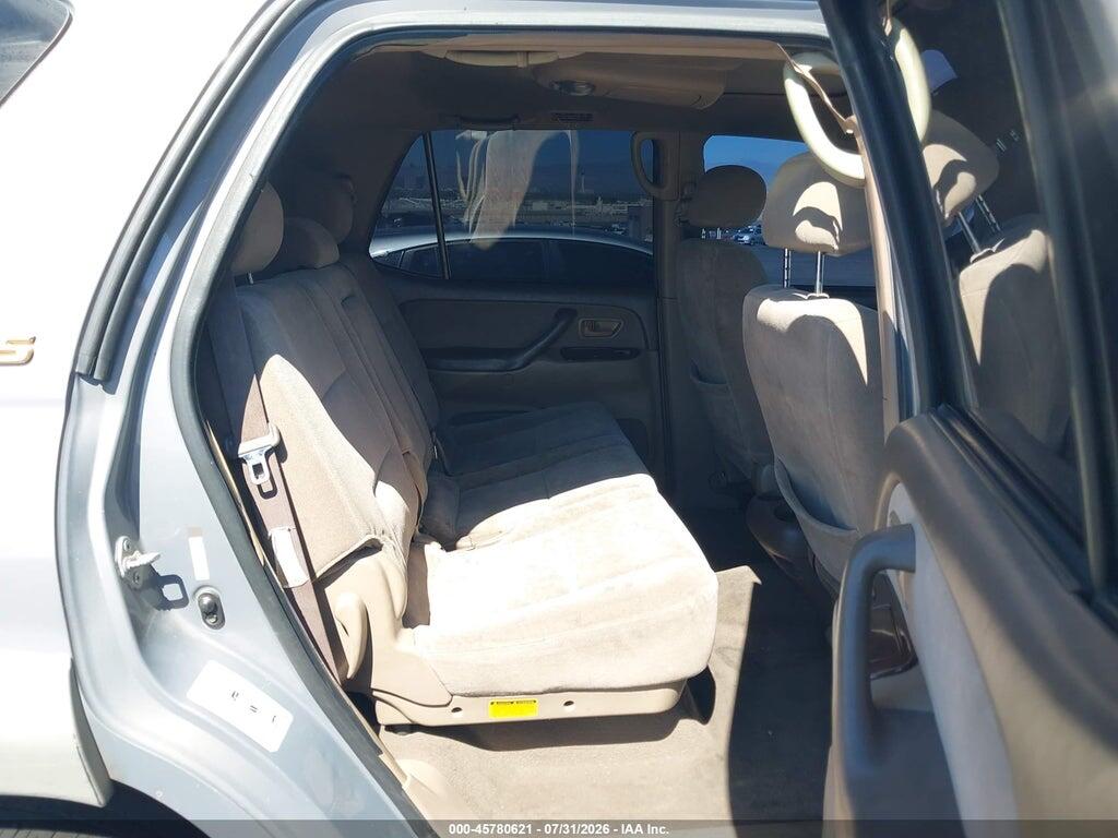 5TDZT34A71S052033 2001 TOYOTA SEQUOIA photo no. 8