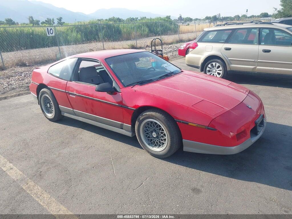 1986 PONTIAC FIERO 1G2PG9796GP267474