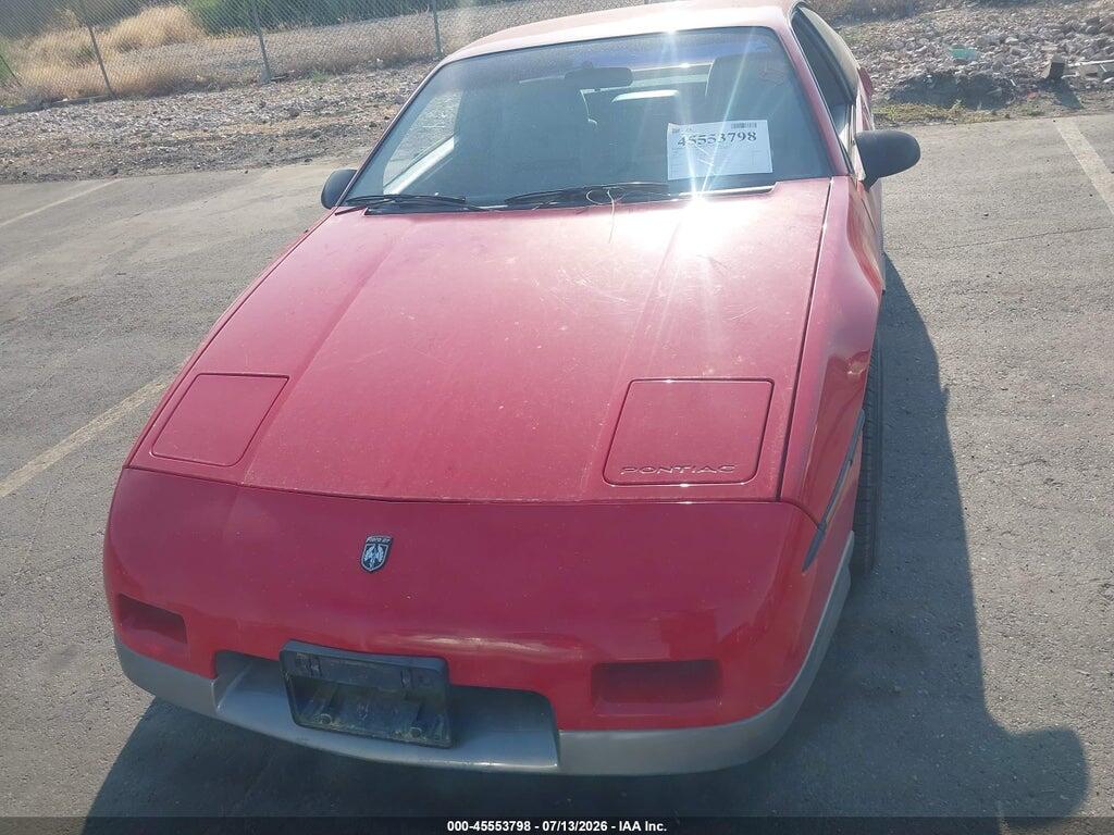 1G2PG9796GP267474 1986 PONTIAC FIERO photo no. 6