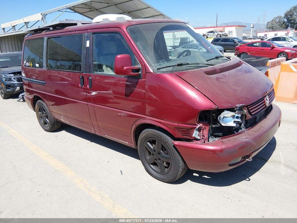 2001 VOLKSWAGEN EUROVAN WV2KB47041H153288