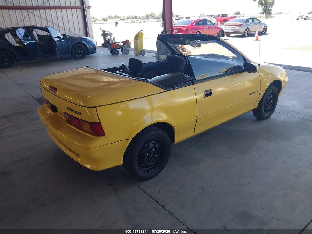 JG1MR3360MK602909 1991 GEO METRO photo no. 4