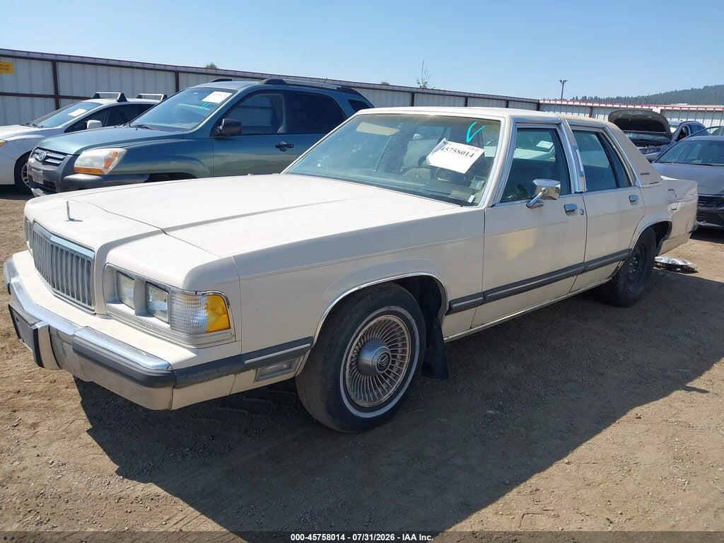 2MECM75F1MX634320 1991 MERCURY GRAND MARQUIS photo no. 2