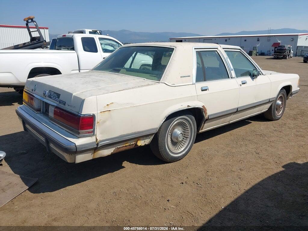 2MECM75F1MX634320 1991 MERCURY GRAND MARQUIS photo no. 4