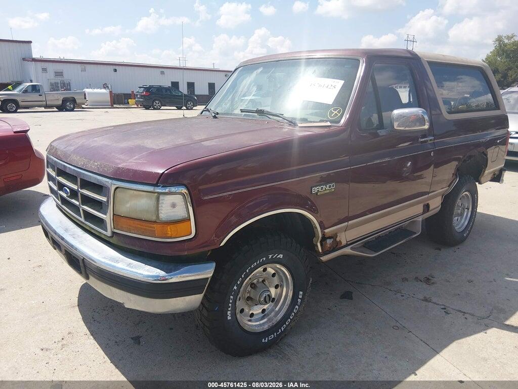 1FMEU15HXTLA92912 1996 FORD BRONCO photo no. 2