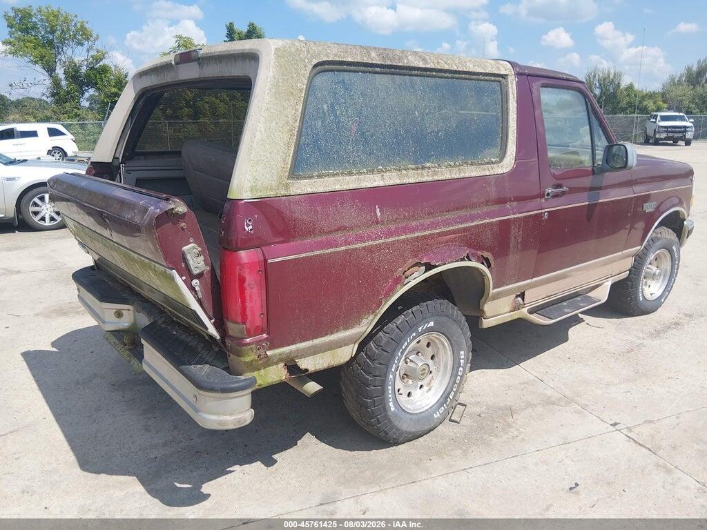 1FMEU15HXTLA92912 1996 FORD BRONCO photo no. 4