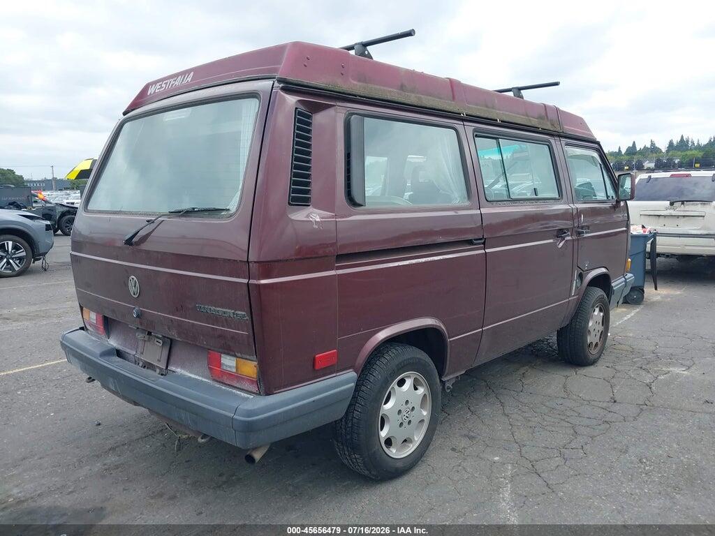 WV2ZB0259MG006808 1991 VOLKSWAGEN VANAGON photo no. 4