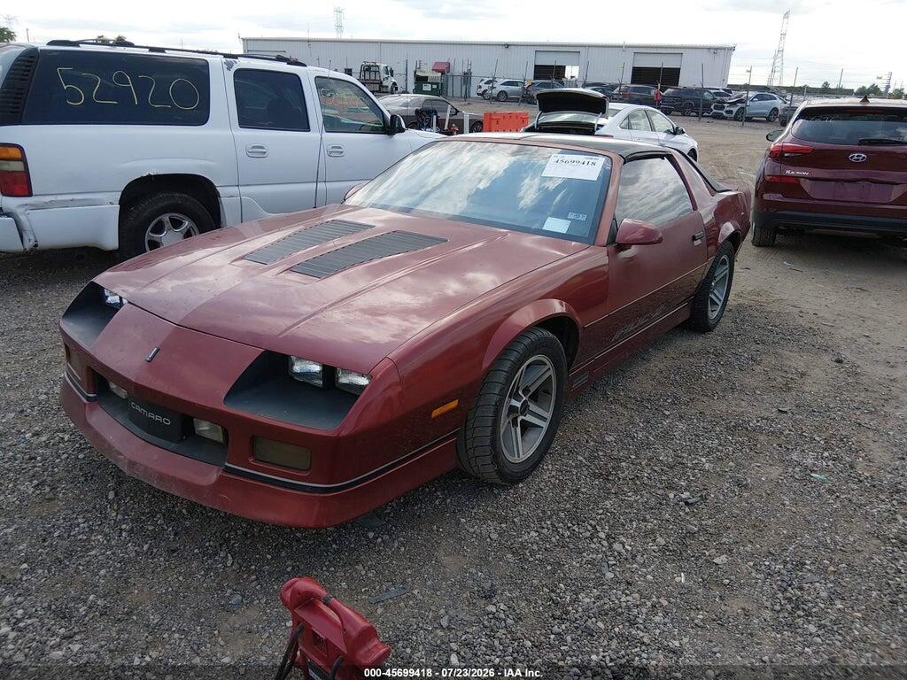 1G1FP2186HL145875 1987 CHEVROLET CAMARO photo no. 2