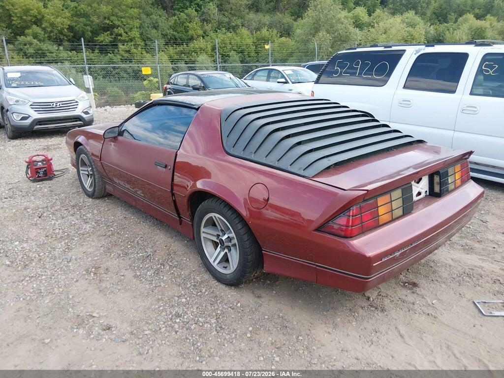 1G1FP2186HL145875 1987 CHEVROLET CAMARO photo no. 3