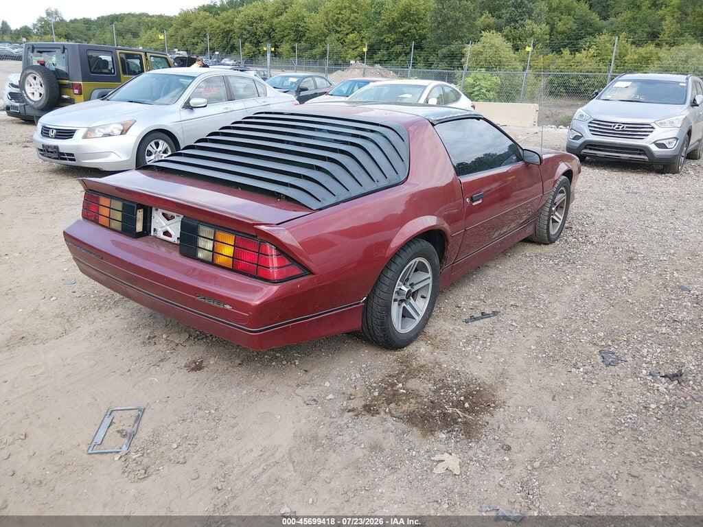 1G1FP2186HL145875 1987 CHEVROLET CAMARO photo no. 4