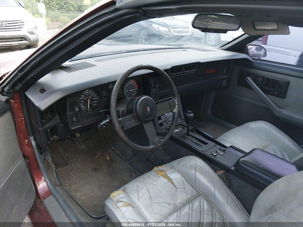 1G1FP2186HL145875 1987 CHEVROLET CAMARO photo no. 5