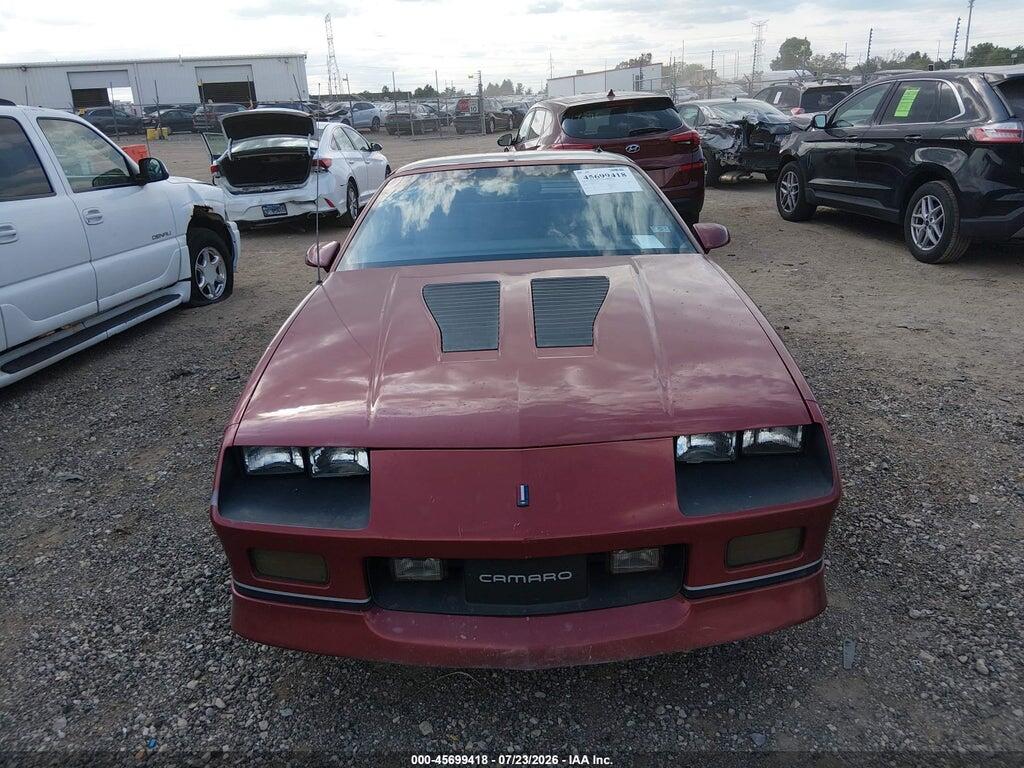 1G1FP2186HL145875 1987 CHEVROLET CAMARO photo no. 6