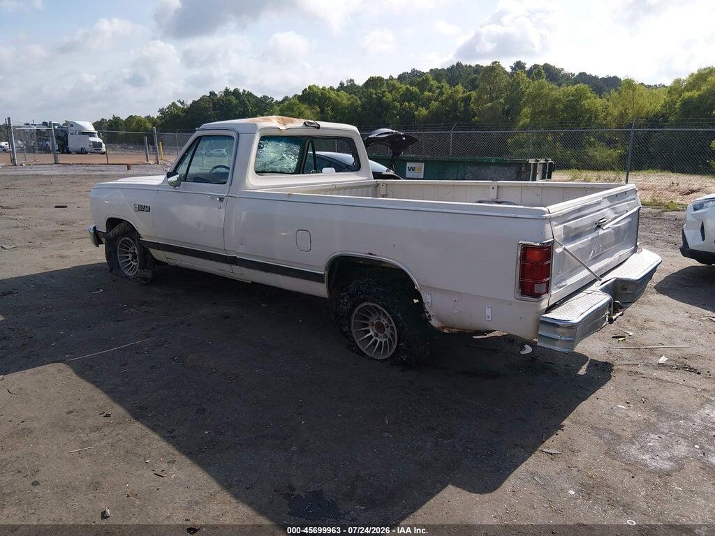 1B7HD14W0HS386284 1987 DODGE D-SERIES photo no. 3
