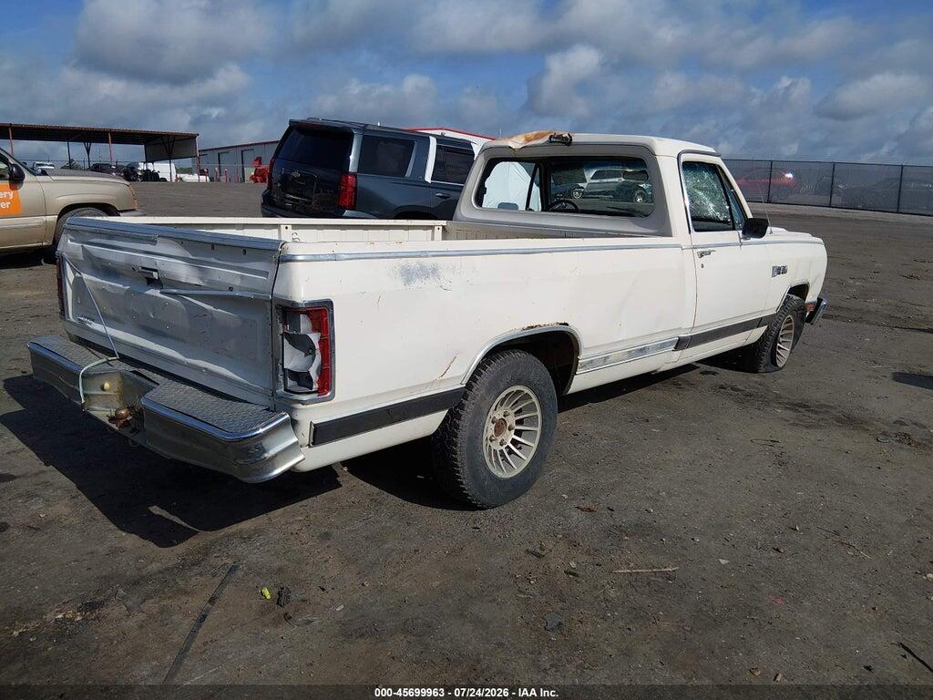 1B7HD14W0HS386284 1987 DODGE D-SERIES photo no. 4