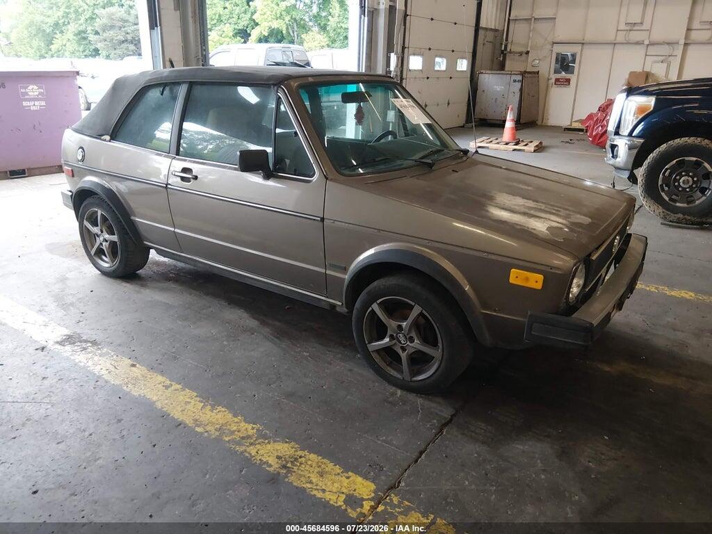 1987 VOLKSWAGEN CABRIOLET WVWCA0150HK016994