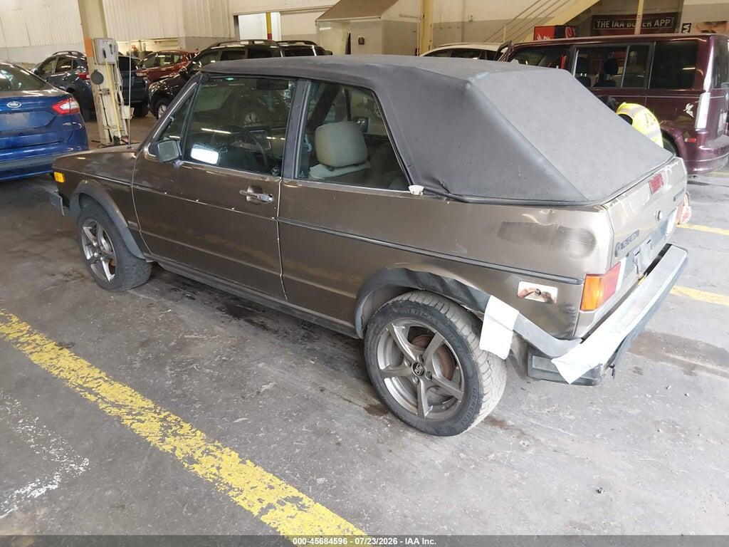 WVWCA0150HK016994 1987 VOLKSWAGEN CABRIOLET photo no. 3