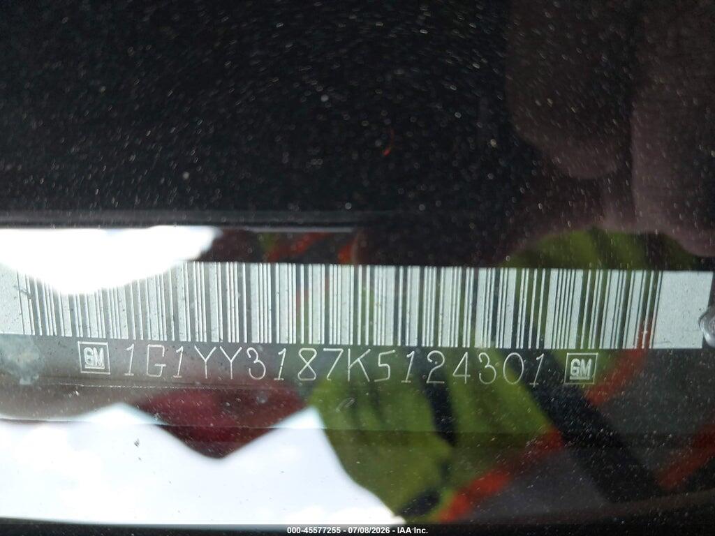 1G1YY3187K5124301 1989 CHEVROLET CORVETTE photo no. 9