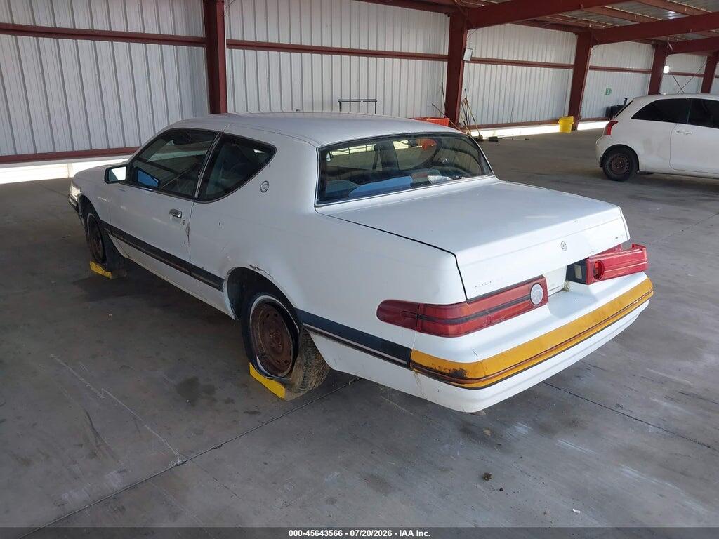 1MEBM6031HH692677 1987 MERCURY COUGAR photo no. 3