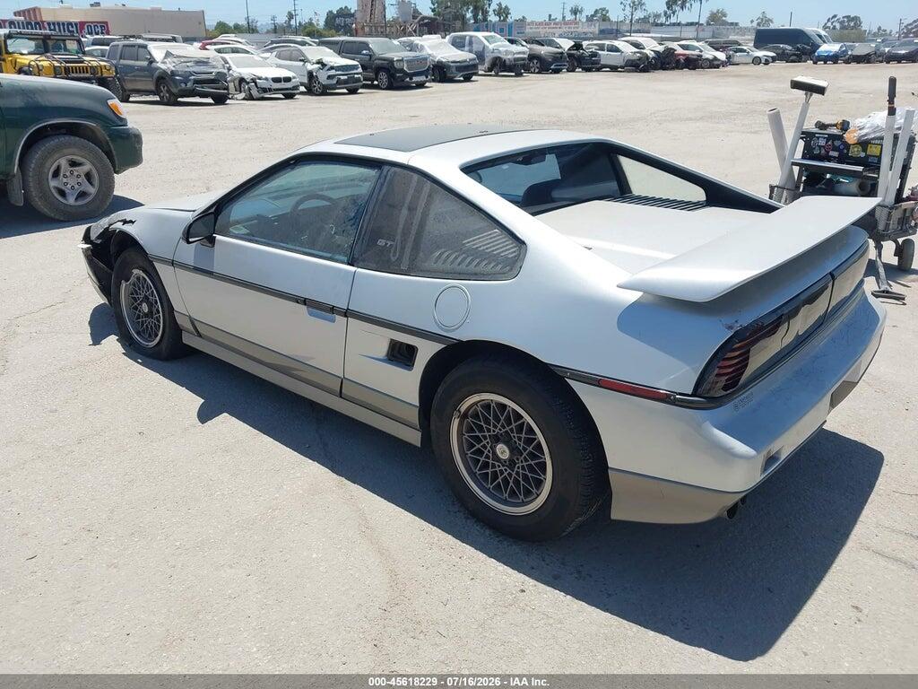 1G2PG1190HP201126 1987 PONTIAC FIERO photo no. 3