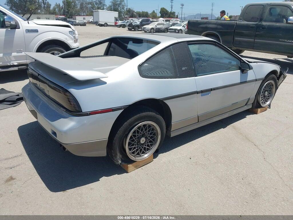 1G2PG1190HP201126 1987 PONTIAC FIERO photo no. 4