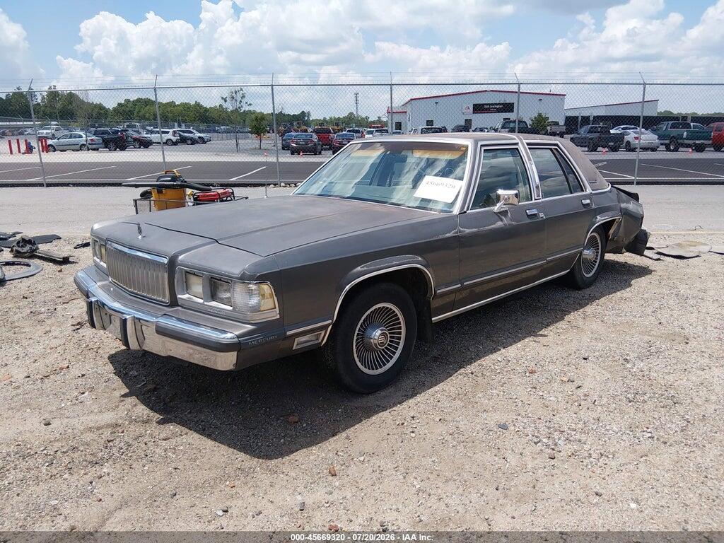 2MEBM75F9KX737882 1989 MERCURY GRAND MARQUIS photo no. 2