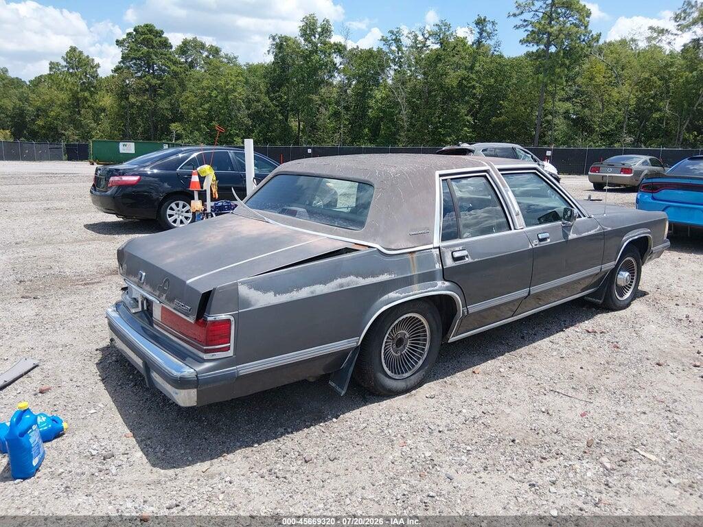 2MEBM75F9KX737882 1989 MERCURY GRAND MARQUIS photo no. 4