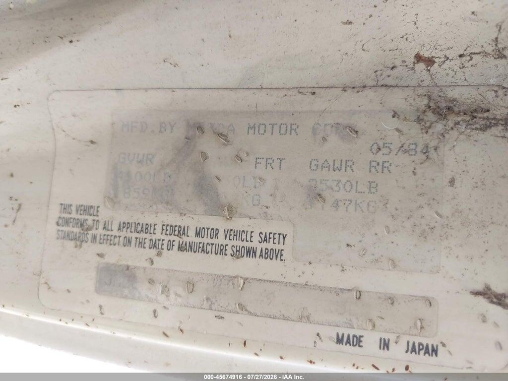 JM2UC2214E0830249 1984 MAZDA B2000 photo no. 9