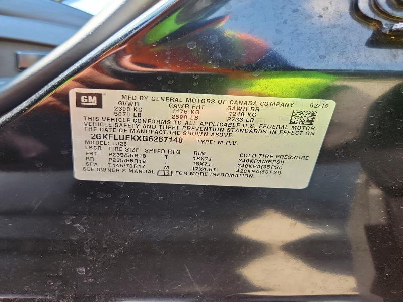 2016 GMC TERRAIN SLT — Фото 14 из 14