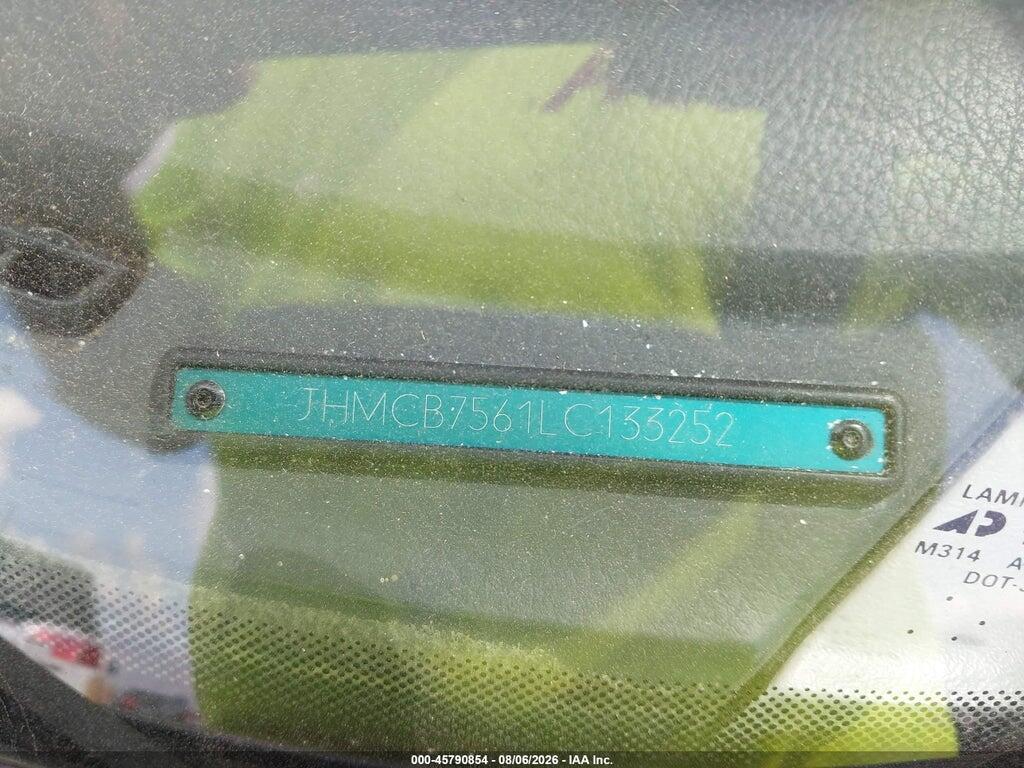 JHMCB7561LC133252 1990 HONDA ACCORD photo no. 9